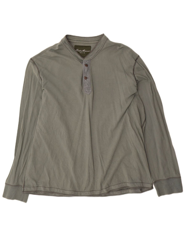 Eddie Bauer Herre Top Langærmet 2XL Grøn Bomuld