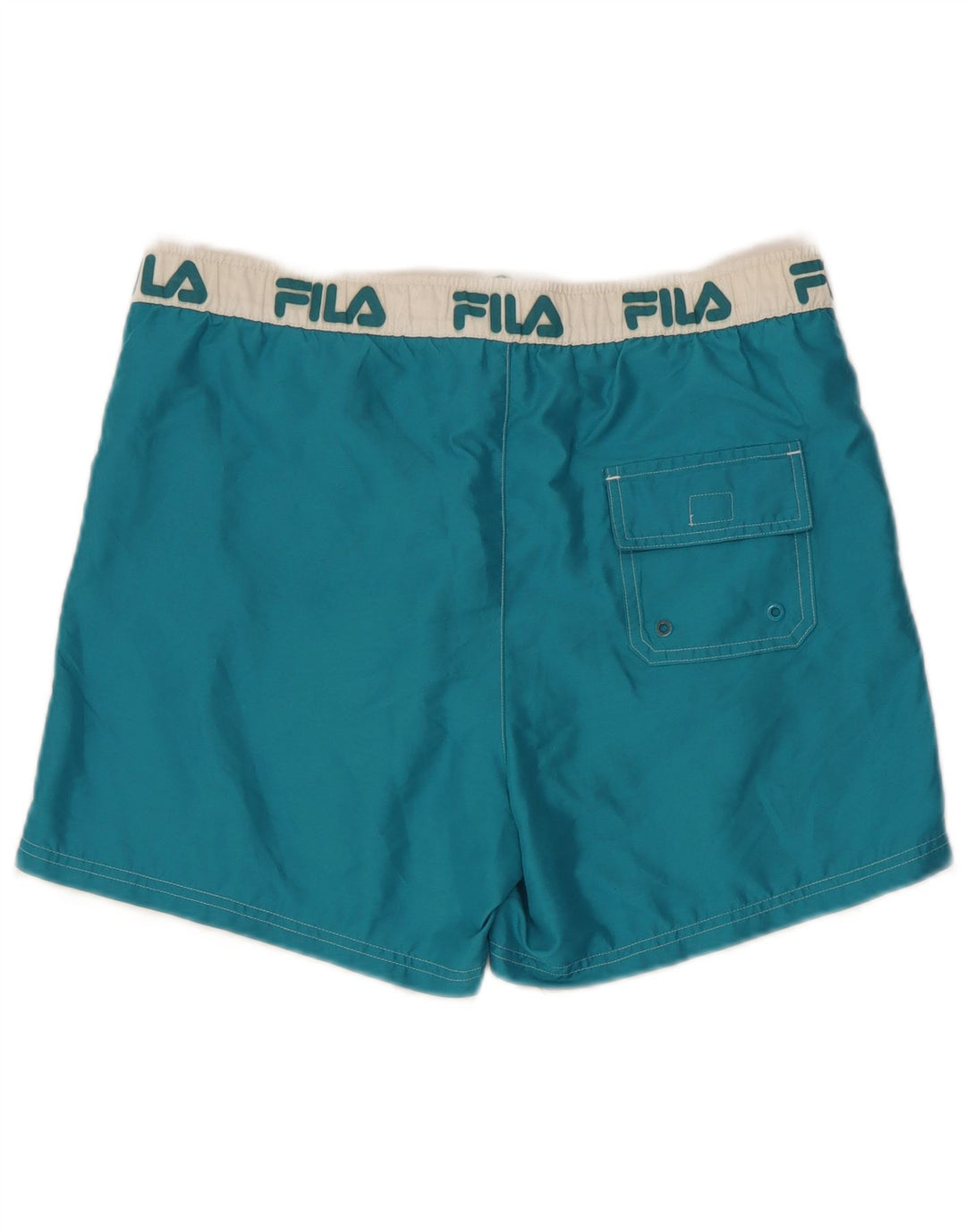 Fila Herre grafiske svømmeshorts Medium Blue Colourblock Polyester