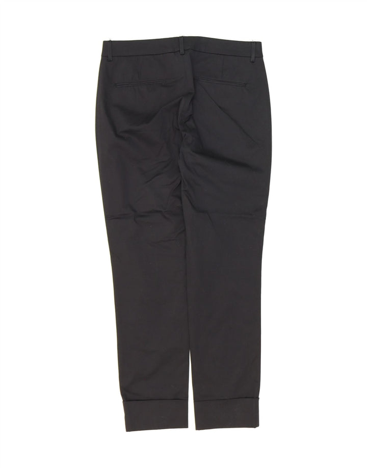 MASSIMO DUTTI Womens Slim Casual Trousers EU 40 Medium W30 L28 Black Vintage Massimo Dutti and Second-Hand Massimo Dutti from Messina Hembry 