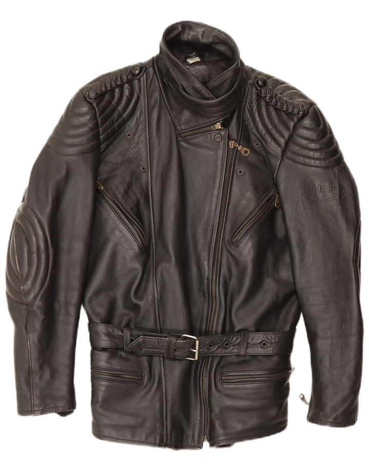 Heros By Held Dame Motorcykel Biker Jacket EU 38 Medium Sort