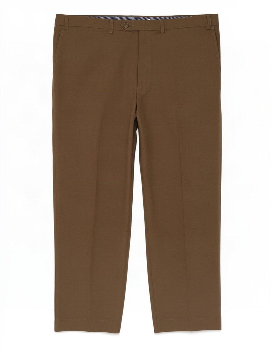 Marks & Spencer Straight Suit Bukser til mænd W42 L29 Beige Polyester