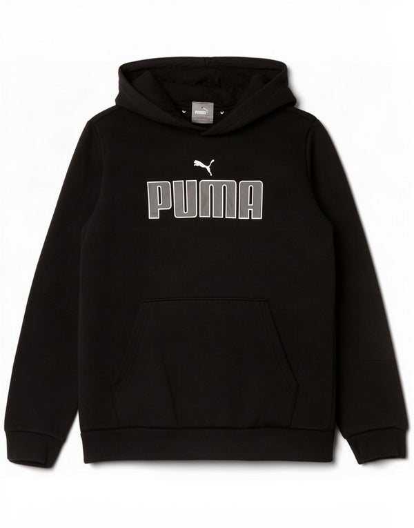 Puma Grafisk hættetrøje til mænd Small Black Cotton