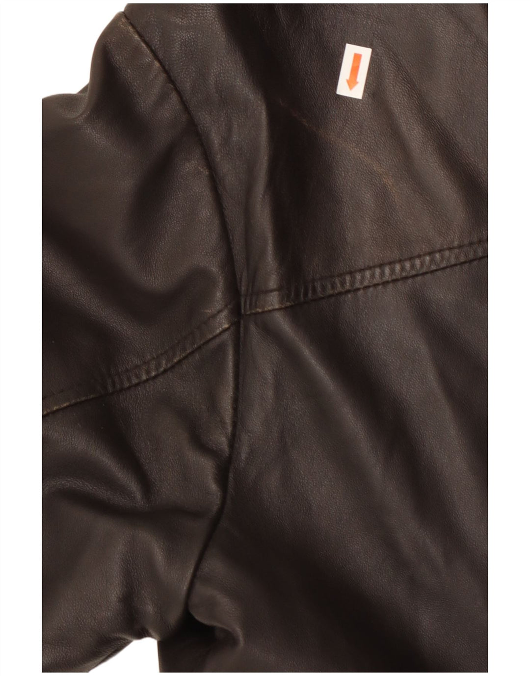 Geox Herre Bomber Læderjakke UK 42 XL Sort Læder