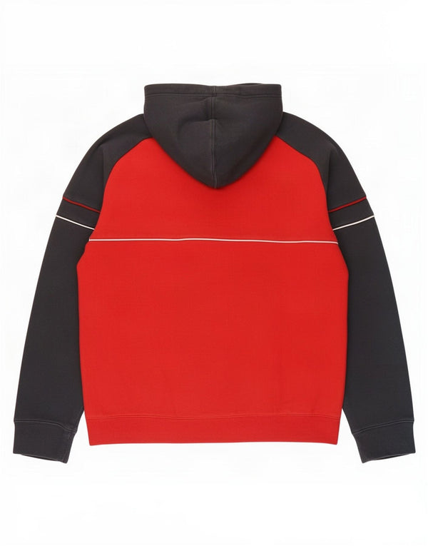 Sergio Tacchini Grafisk hættetrøje til mænd 2XL Rød Colourblock