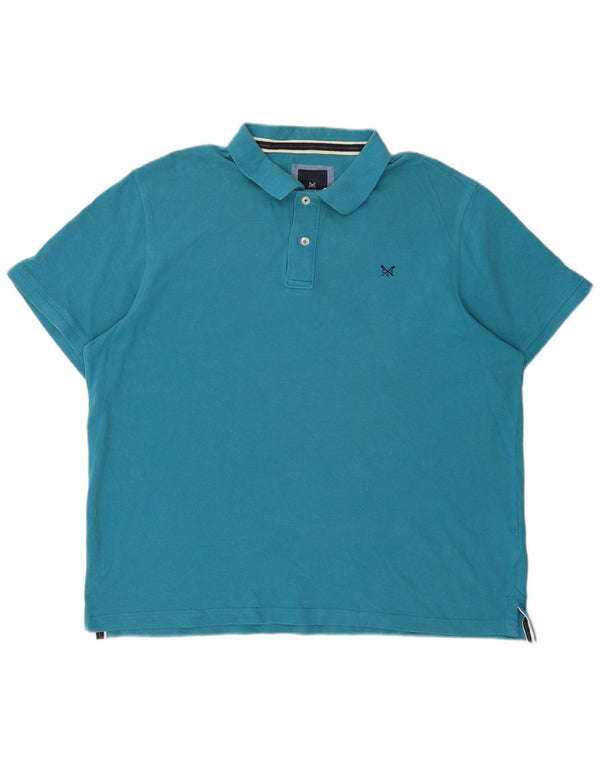 Crew Clothing Herre Polo Shirt 2XL Blå Bomuld