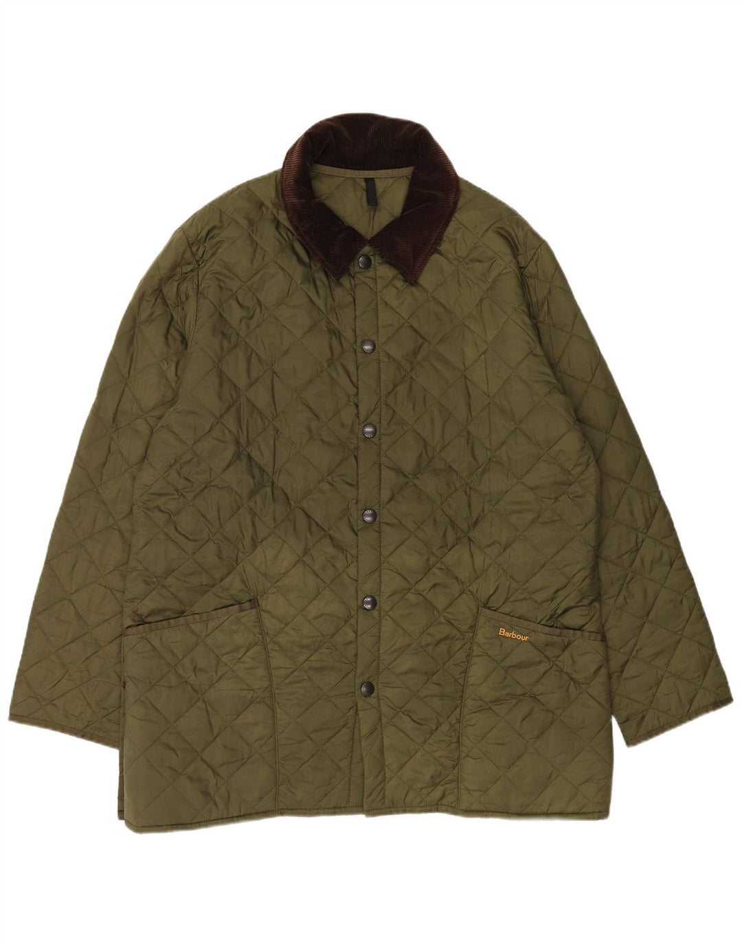 Barbour Herre quiltet jakke UK 42 XL Grøn polyester