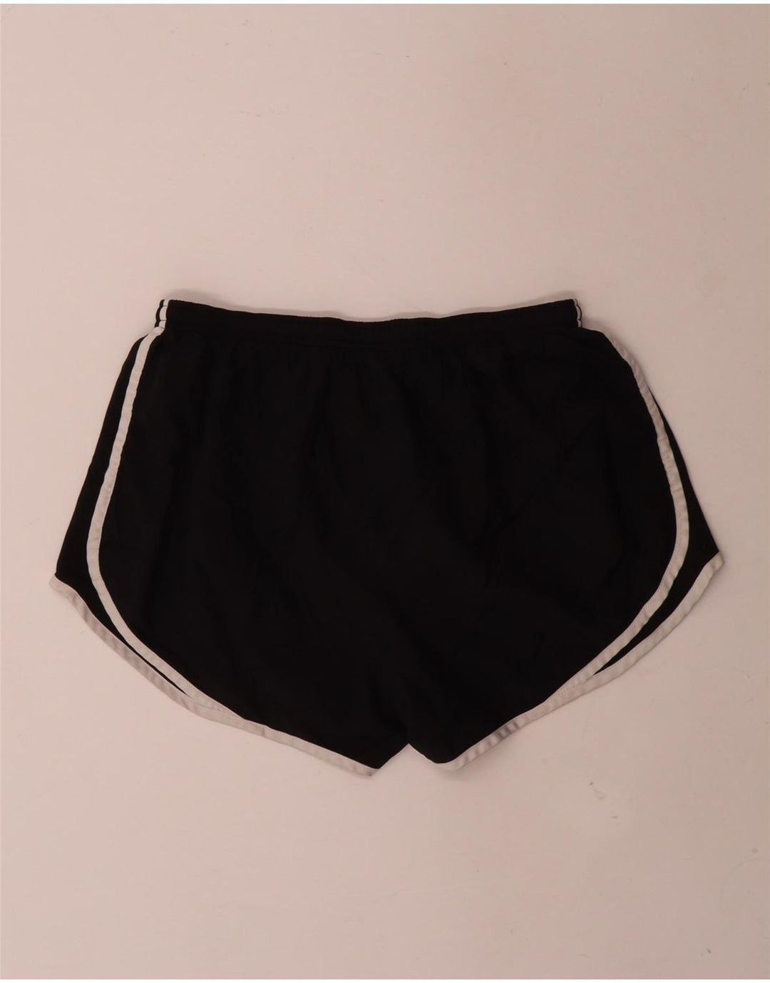 Nike Dame Dri Fit Sport Shorts UK 16 Large Black Polyester