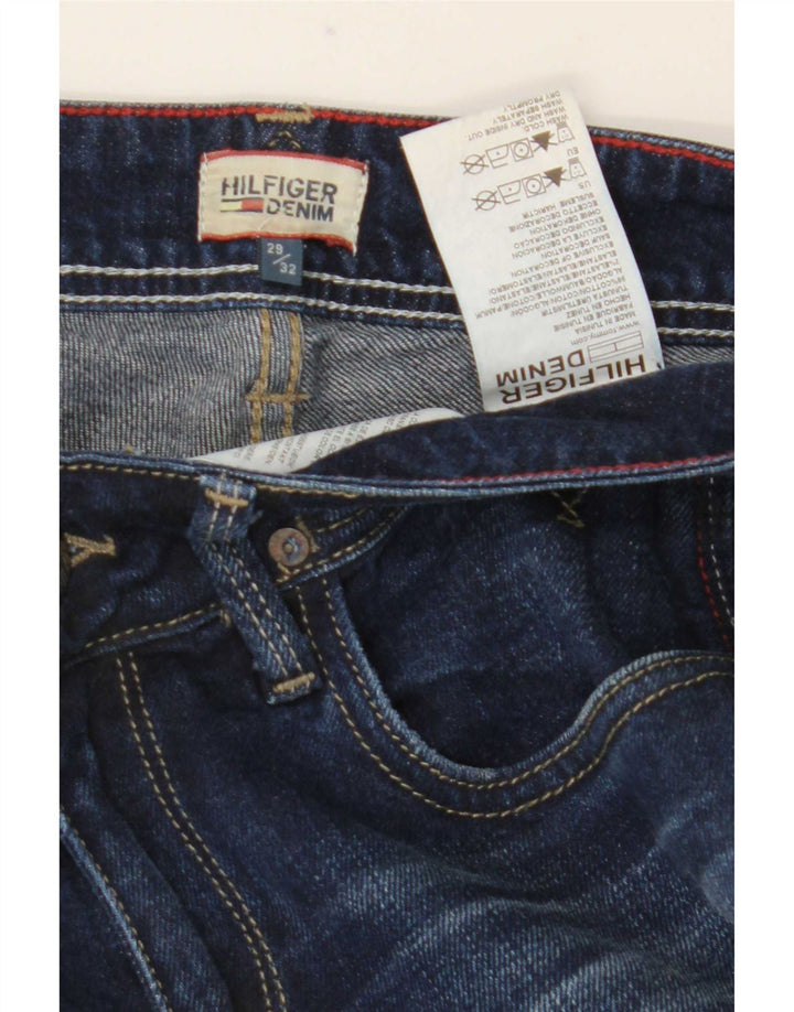 Tommy Hilfiger Dame Bootcut Jeans W29 L32 Marineblå Bomuld