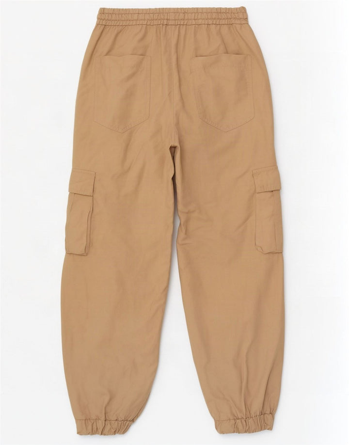 Zara Joggers Cargo Bukser Medium W28 L27 Beige Viscose