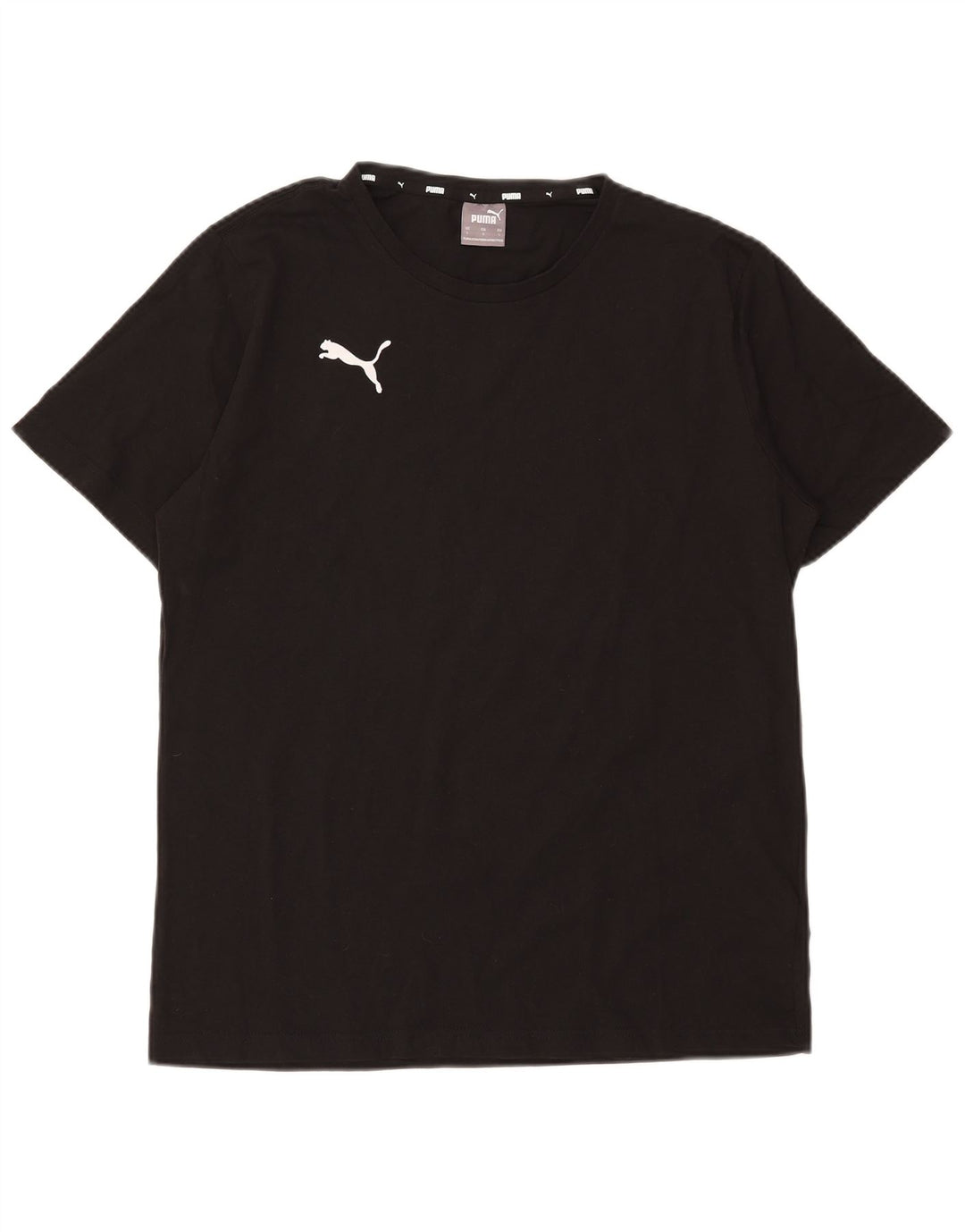 Puma Herre T-Shirt Top Stor Sort Bomuld