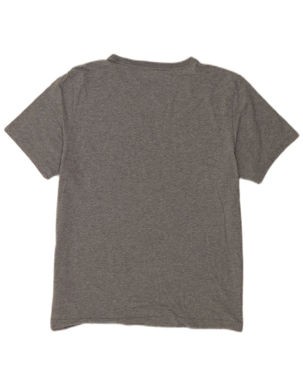 Puma Herre Grafisk T-Shirt Top Stor Grå Bomuld