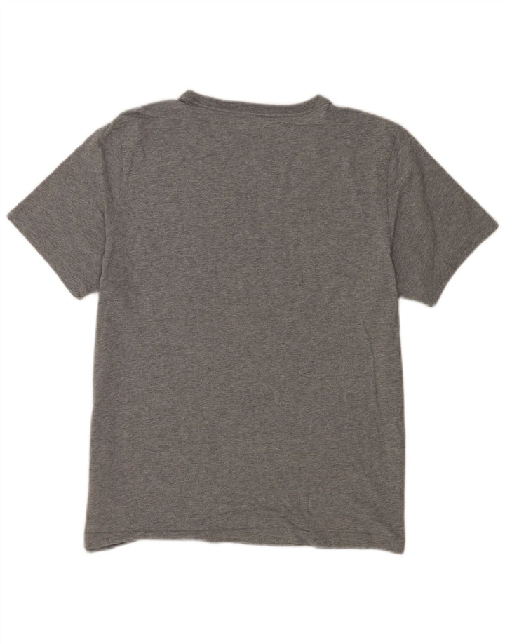 Puma Herre Grafisk T-Shirt Top Stor Grå Bomuld