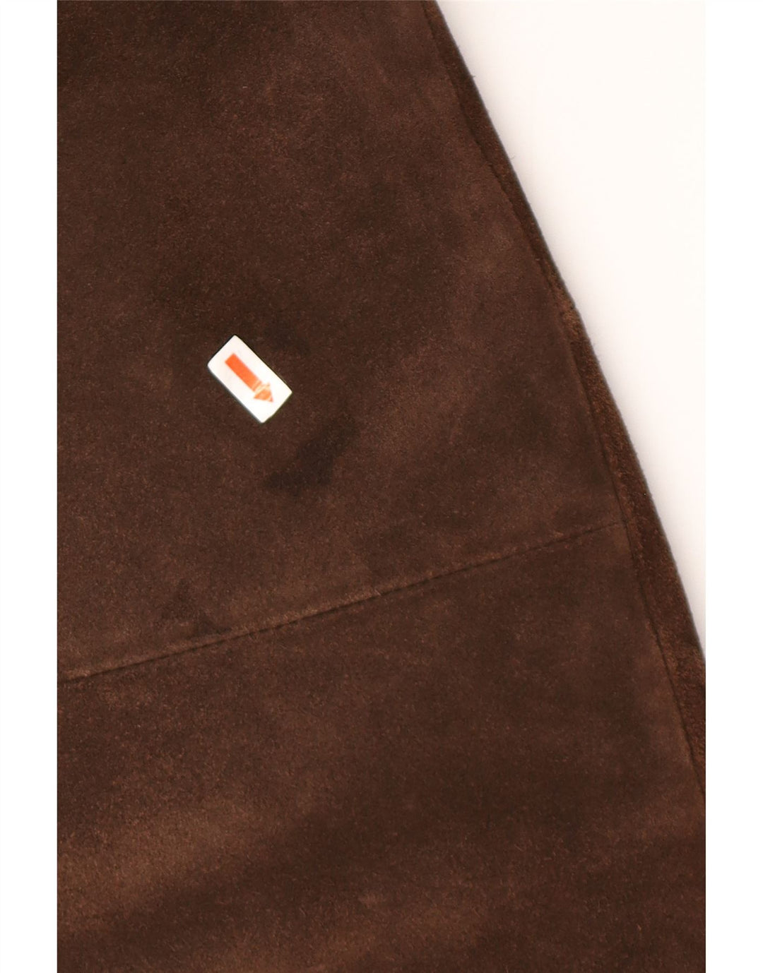 Vintage Dame Oversized Ruskind Windbreaker Coat UK 18 XL Brun