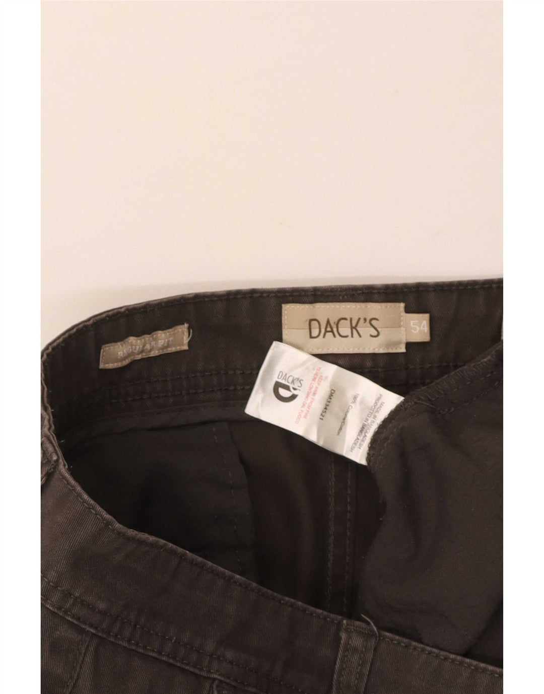Dacks Herre Regular Fit Chino Shorts IT 54 2XL W36 Brun Bomuld