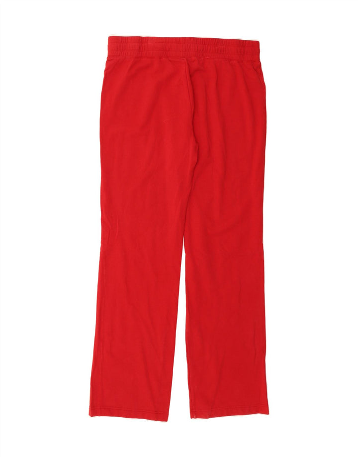 EDDIE BAUER Womens Tracksuit Trousers UK 16 Large  Red Cotton Vintage Eddie Bauer and Second-Hand Eddie Bauer from Messina Hembry 