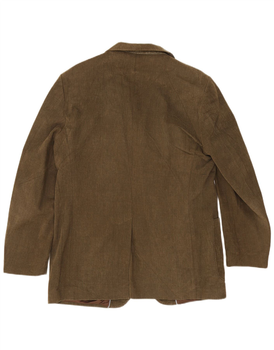 Henry Cottons Herre 3-knaps blazerjakke IT 54 2XL Khaki Bomuld