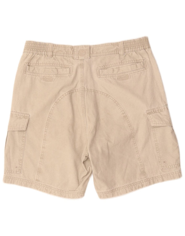 TIMBERLAND Herre Cargo Shorts W34 Large Beige Bomuld
