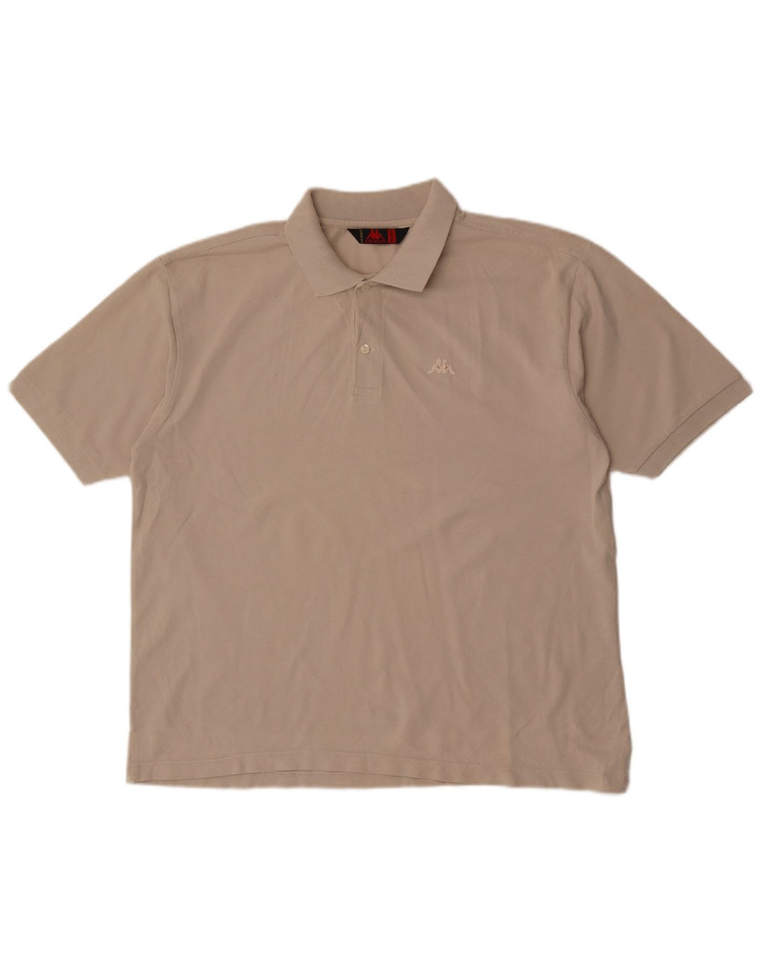 Kappa herre poloshirt 2XL beige bomuld