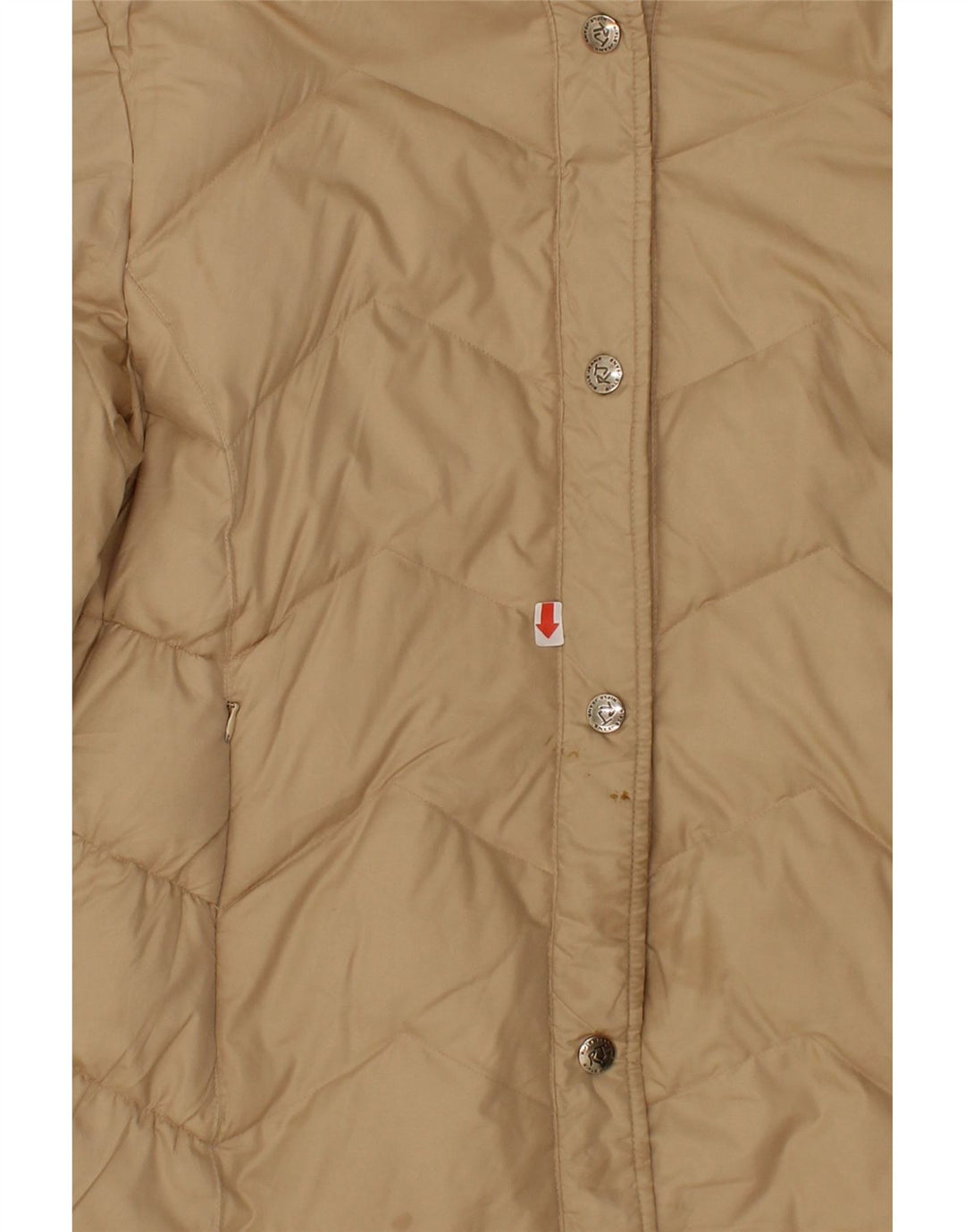 RIFLE Womens Padded Jacket UK 16 Large Beige Polyester Vintage Rifle and Second-Hand Rifle from Messina Hembry 
