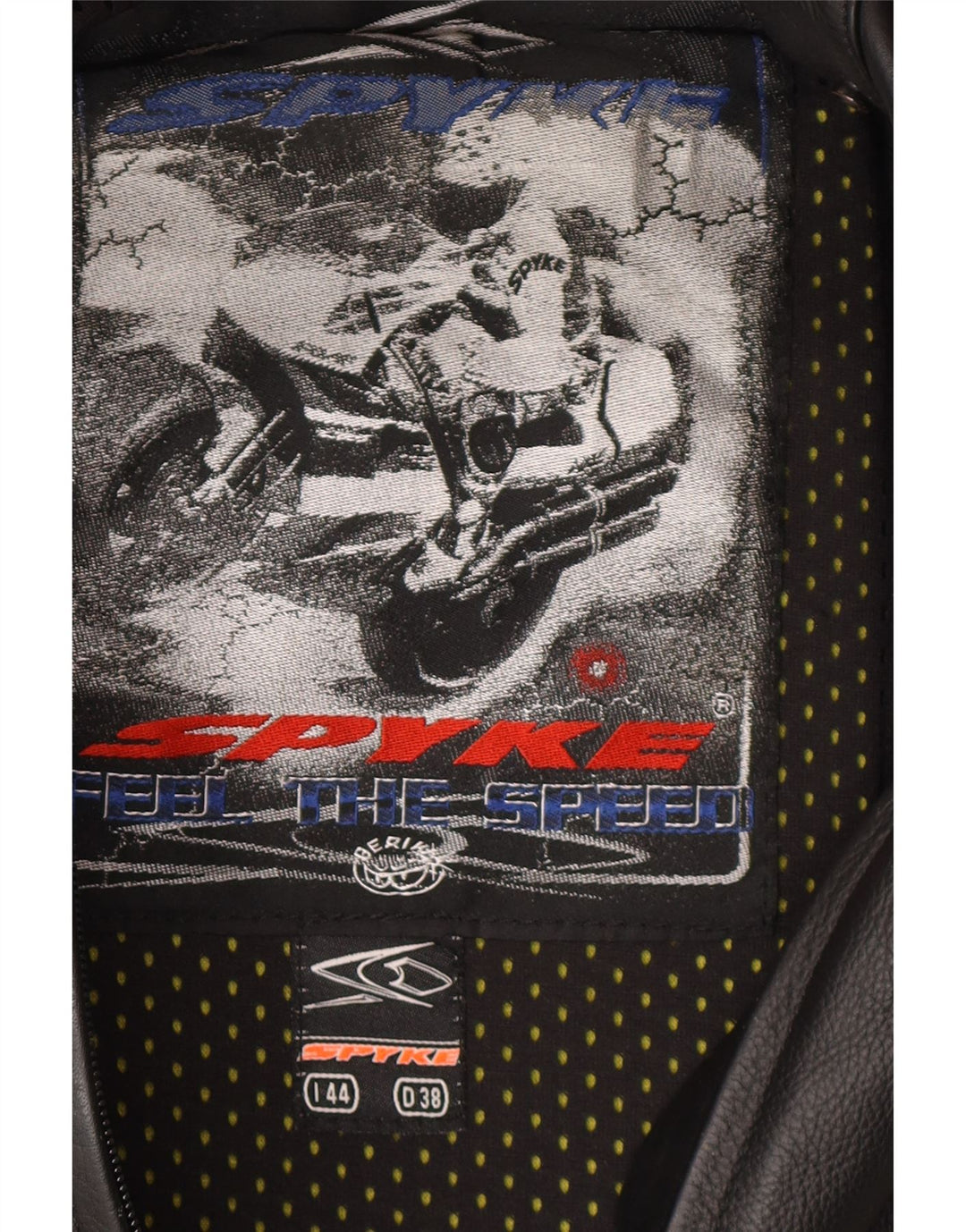 Spyke Dame Læder Jumpsuit IT 44 Medium Sort Læder Motorcykel