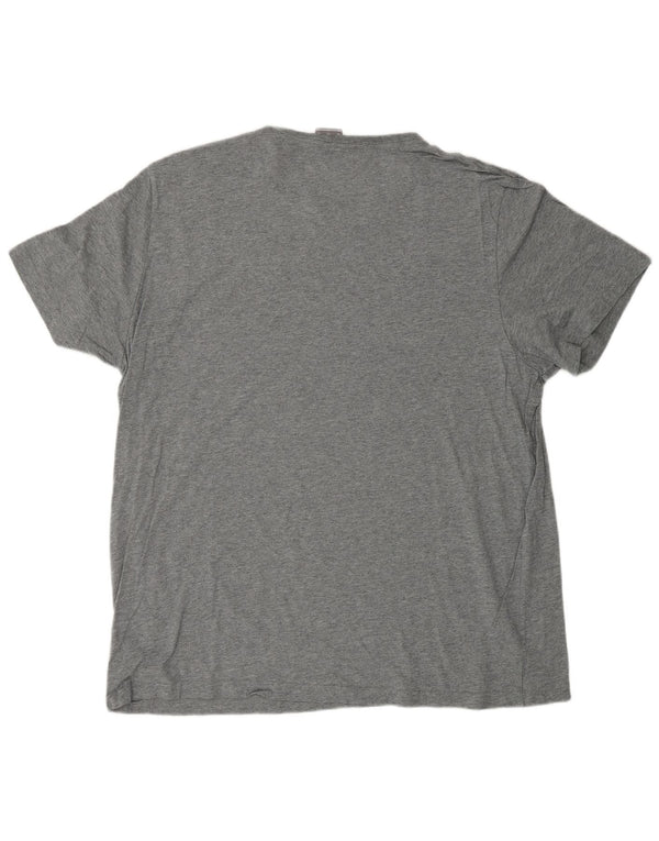 PUMA Mens T-Shirt Top 2XL Grey Flecked