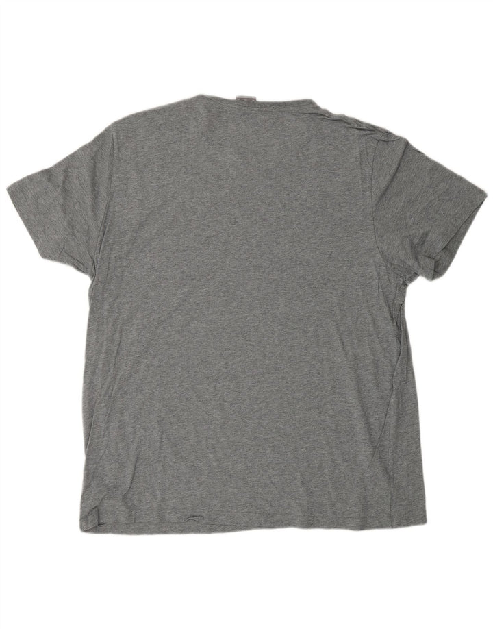 PUMA Herre T-Shirt Top 2XL Grå Flecked