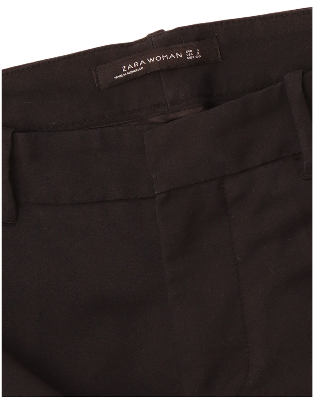 Zara Slim Chino Bukser Small W26 L27 Sort