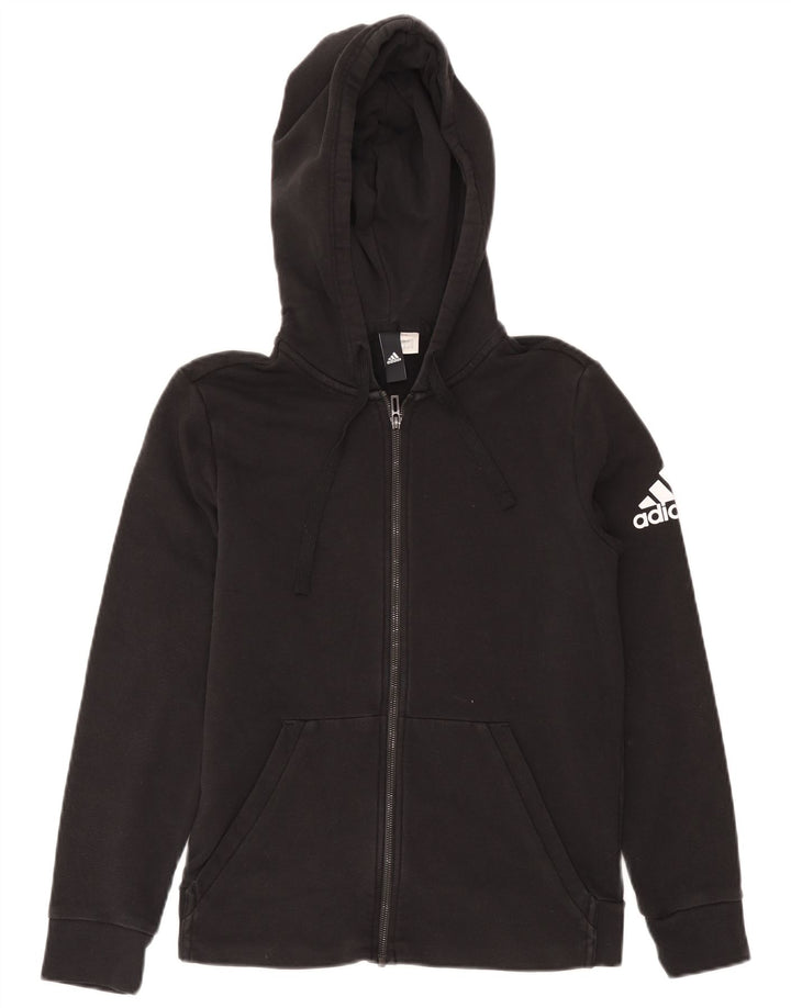 Adidas Dame Hættetrøje Sweater UK 12 Medium Sort