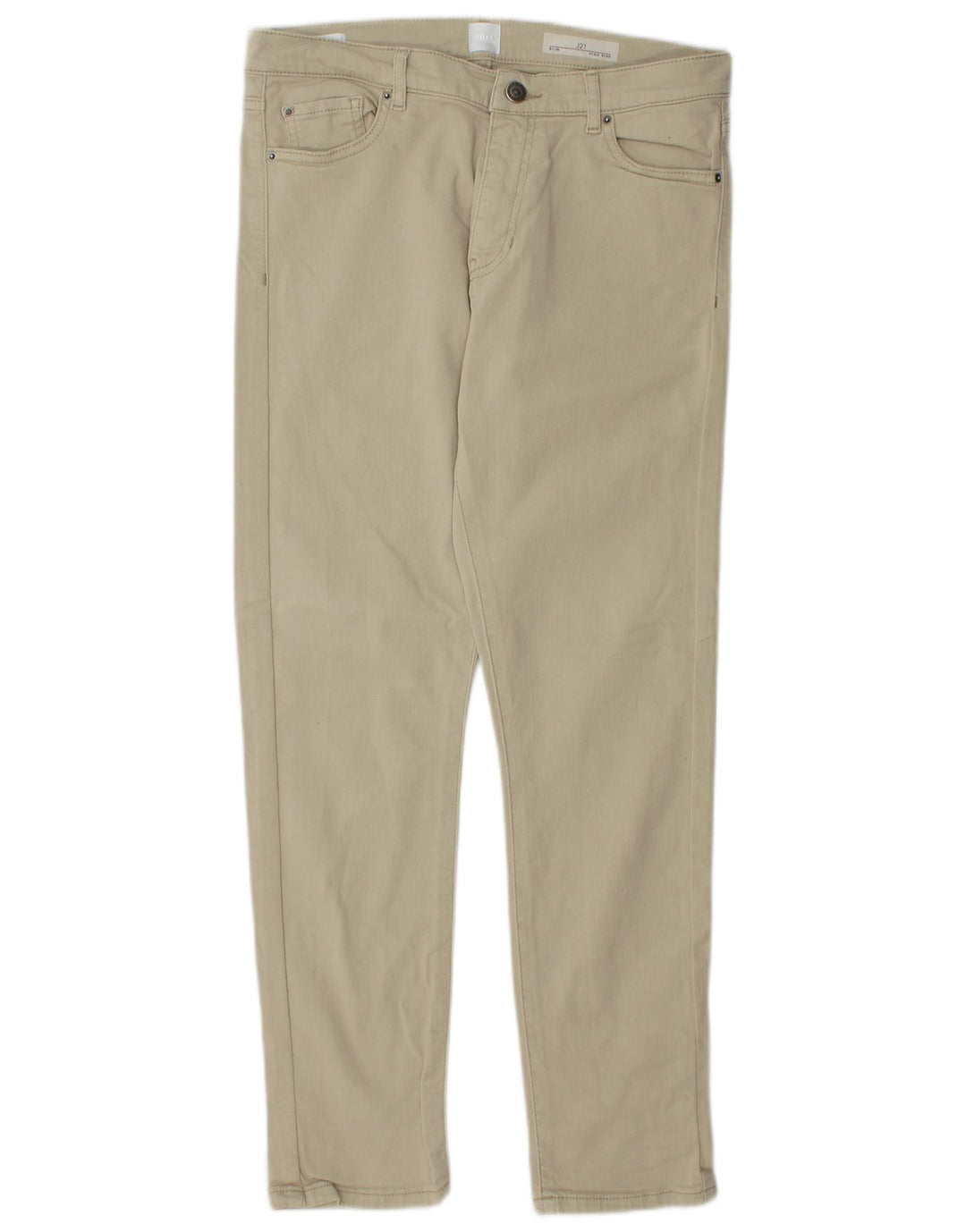 HUGO BOSS Kvinder Højtaljede Slim Jeans W29 L28 Grøn Bomuld