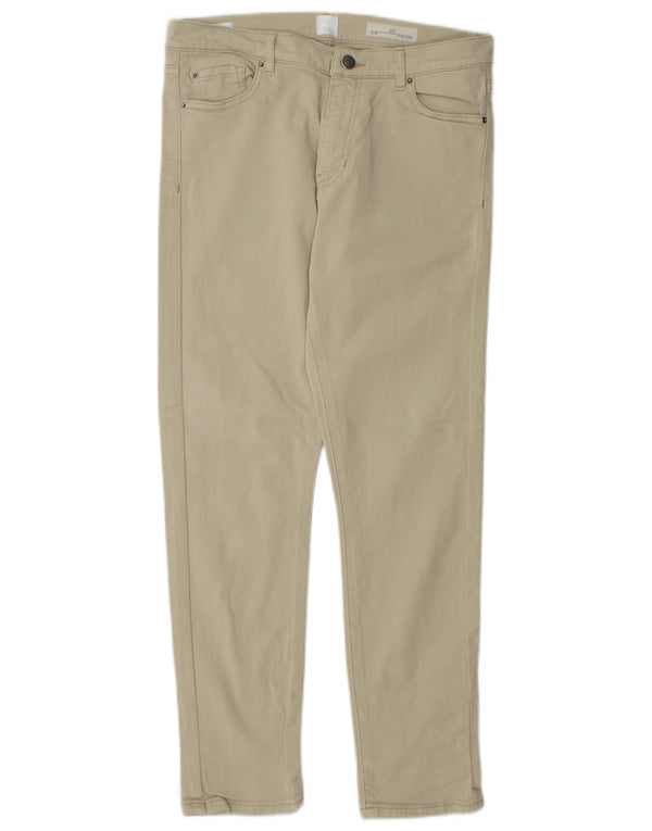 HUGO BOSS Womens High Rise Slim Jeans W29 L28 Green Cotton