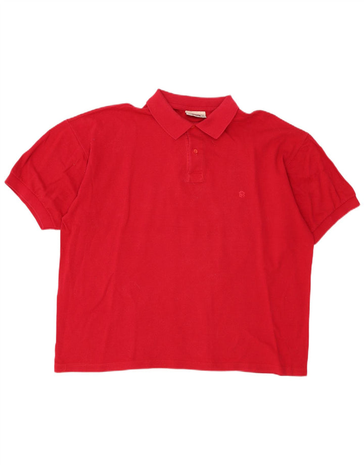 Rifle herre poloshirt XL rød bomuld