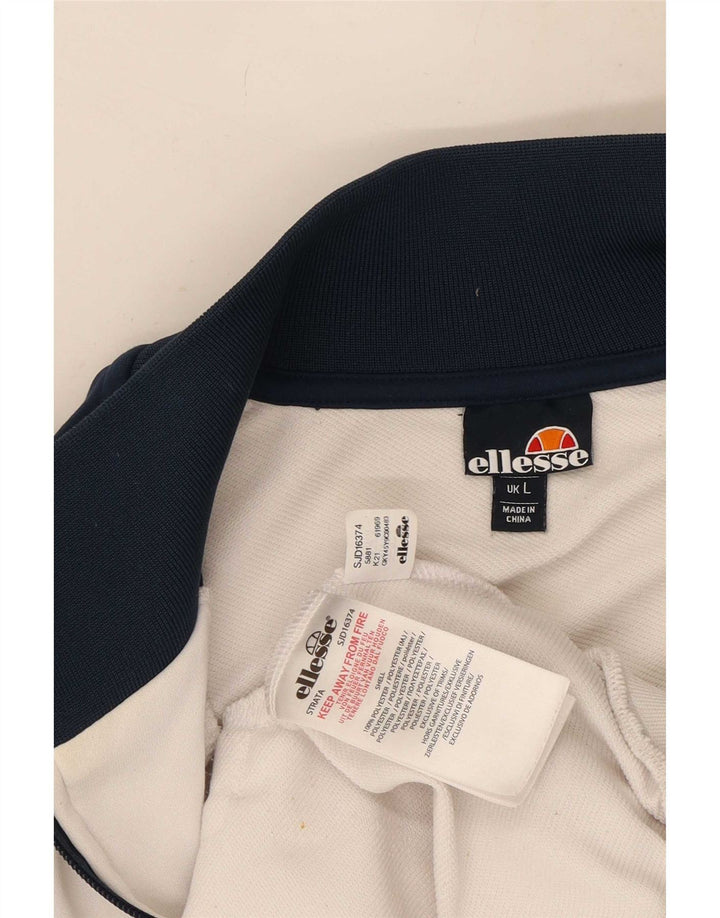 Ellesse Herre træningsdragt Topjakke Stor Marineblå Colourblock Polyester