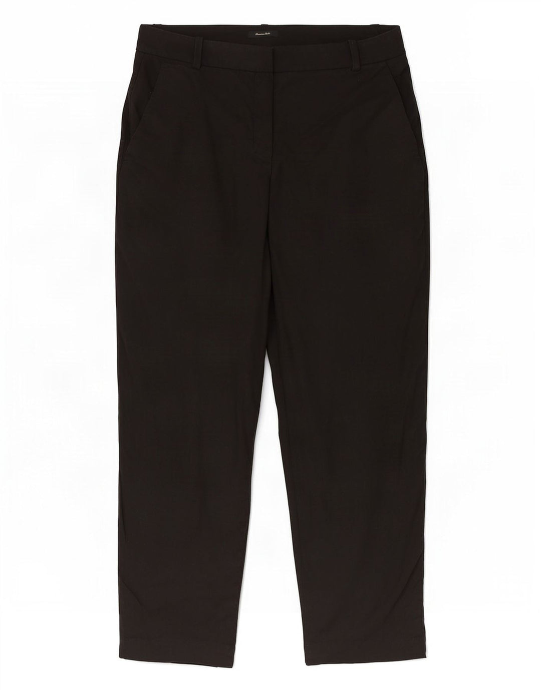 Massimo Dutti Dame Cropped Trousers EU 40 Medium W30 L25 Sort Linned