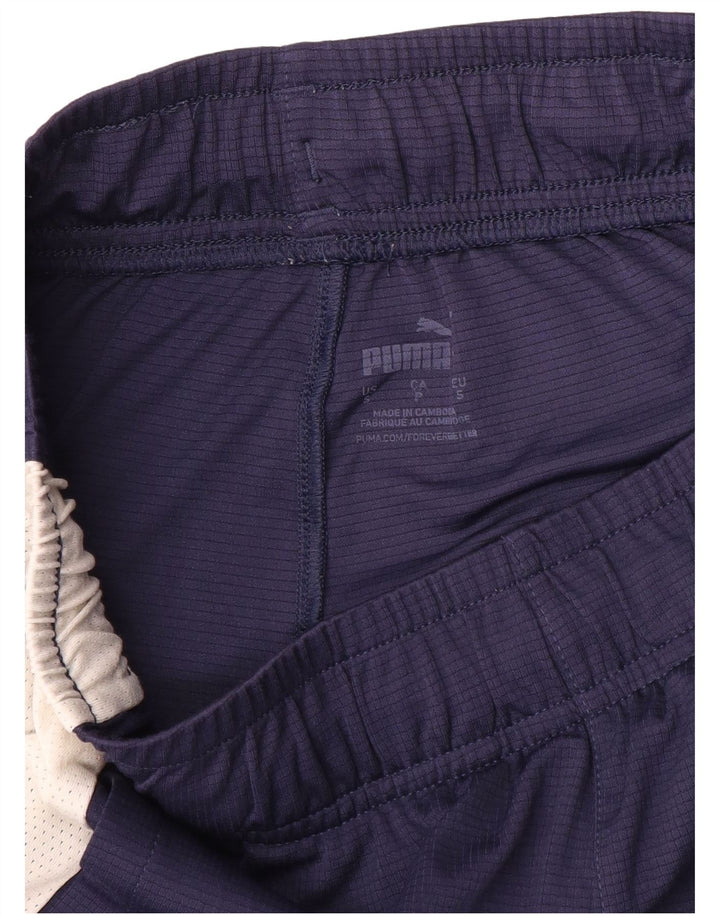 Puma Herre grafiske sportsshorts Small Navy Blue Colourblock