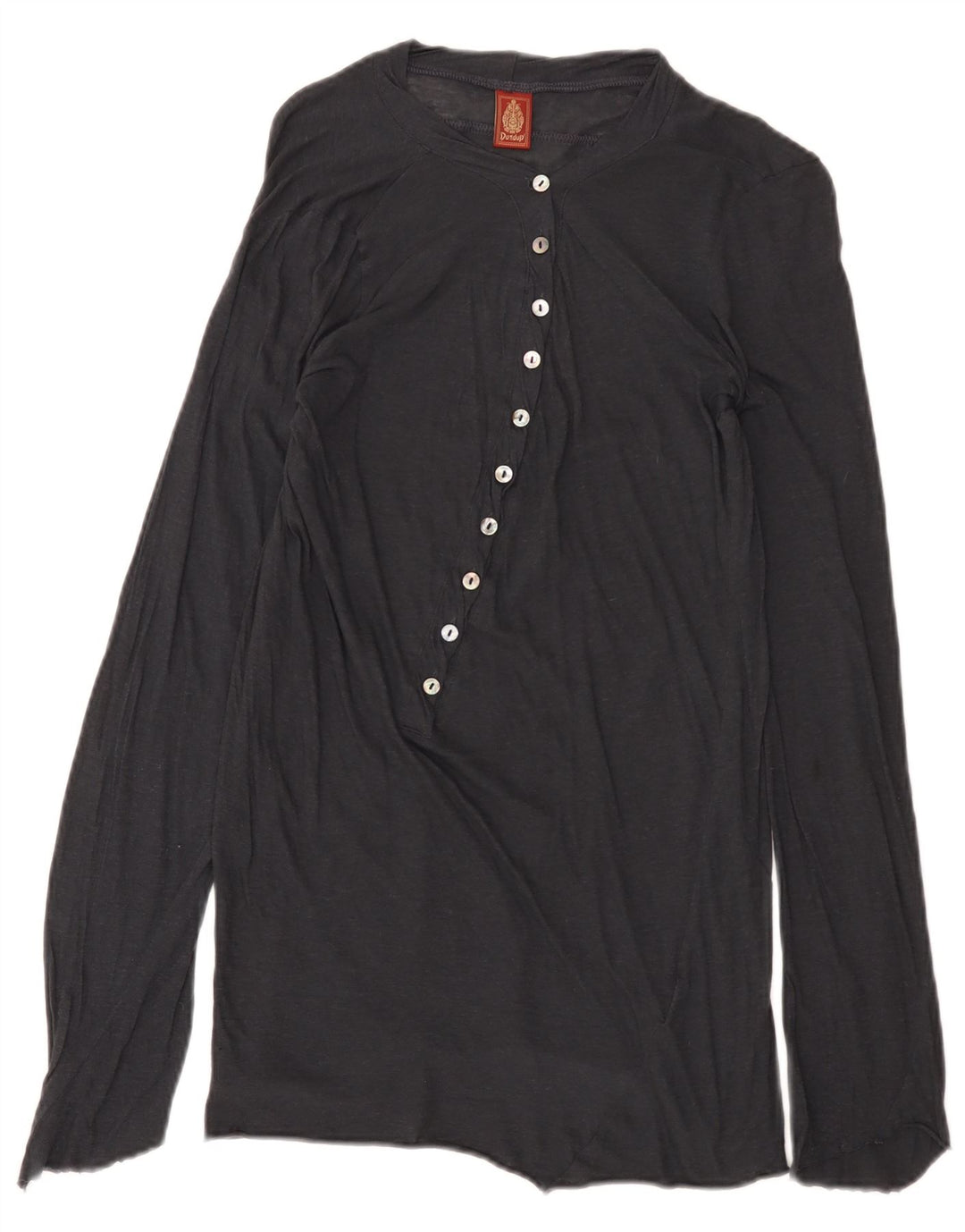 Dondup Dame Top Langærmet UK 10 Small Navy Blue