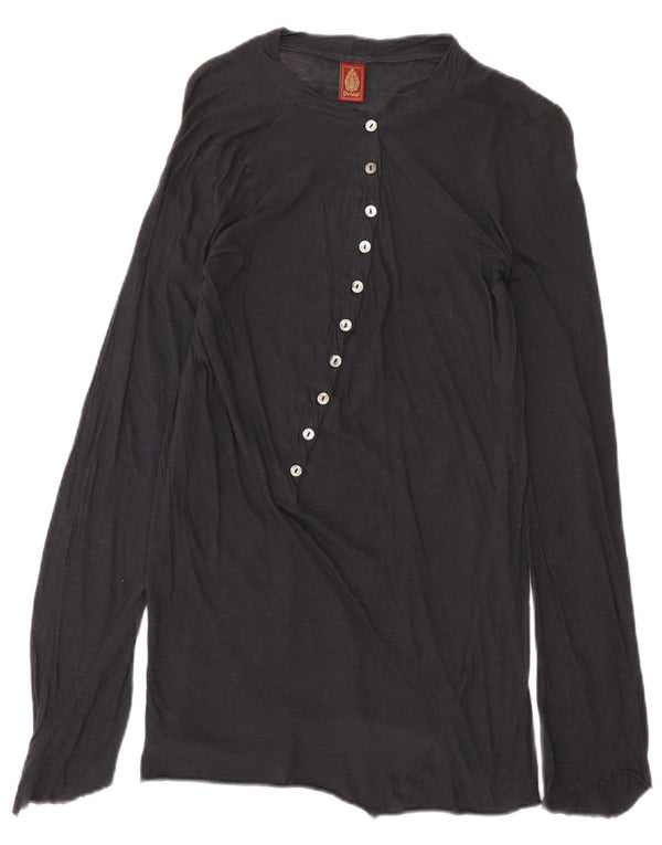 Dondup Dame Top Langærmet UK 10 Small Navy Blue