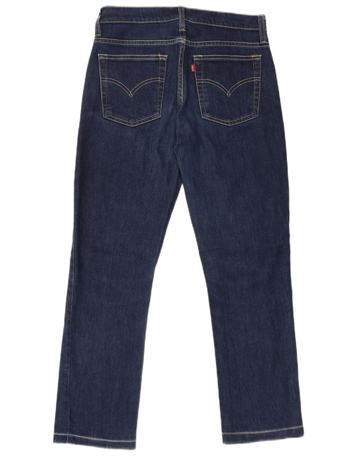 Levi's lige jeans til kvinder W29 L28 Marineblå bomuld