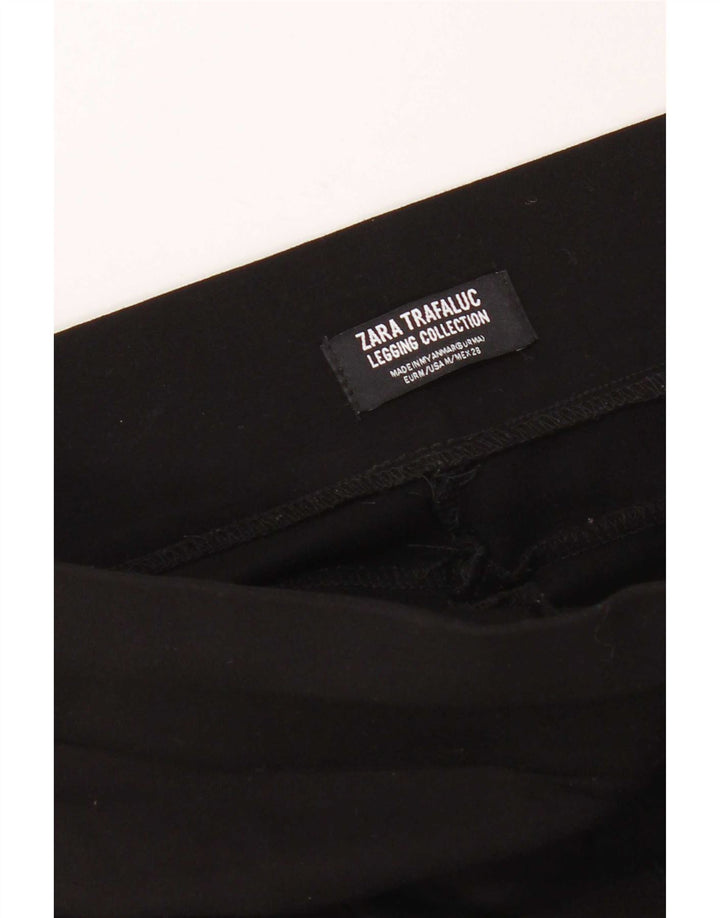Zara Dame Capri Leggings UK 14 Medium Sort
