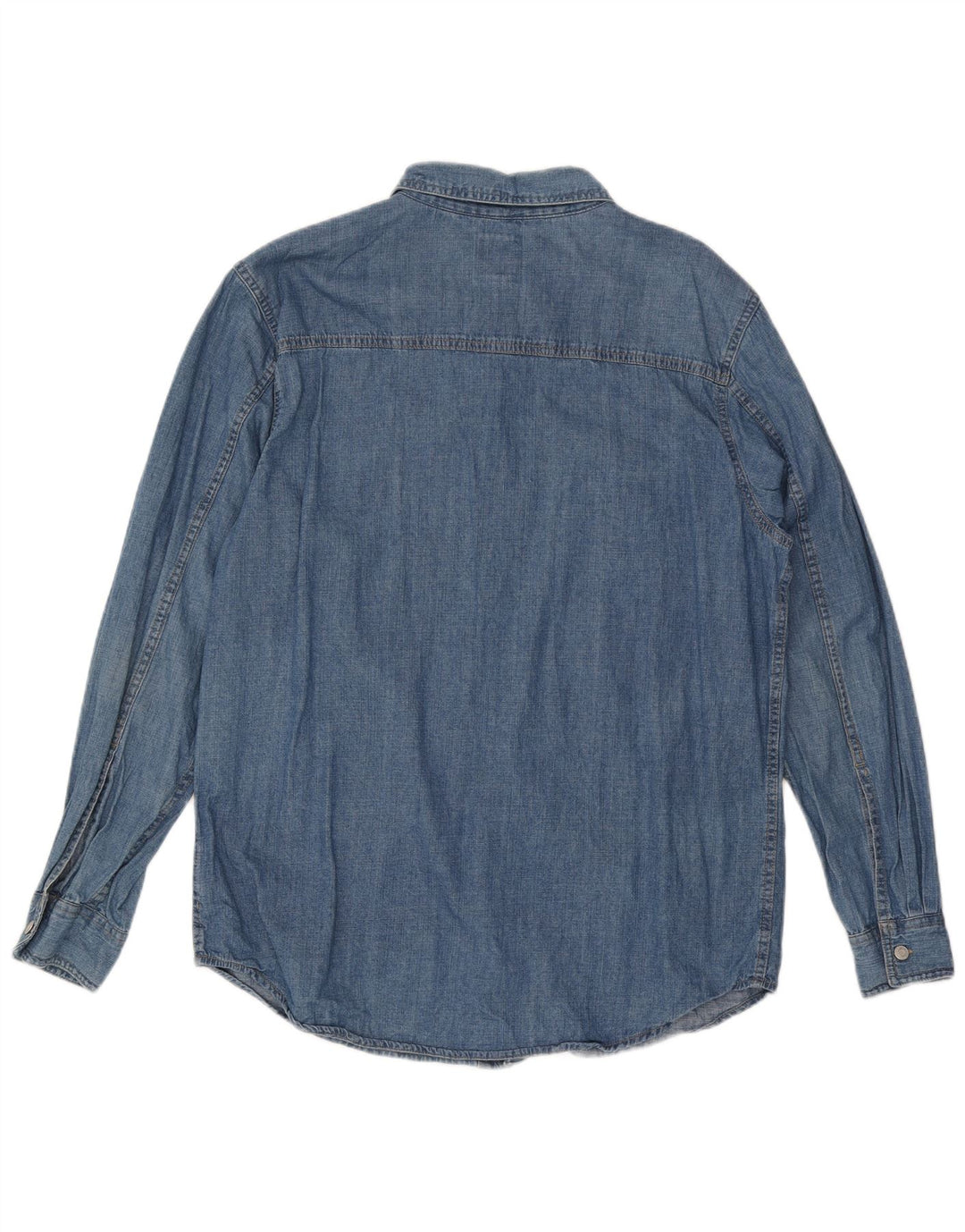 Levi's Denimskjorte til mænd, stor blå bomuld