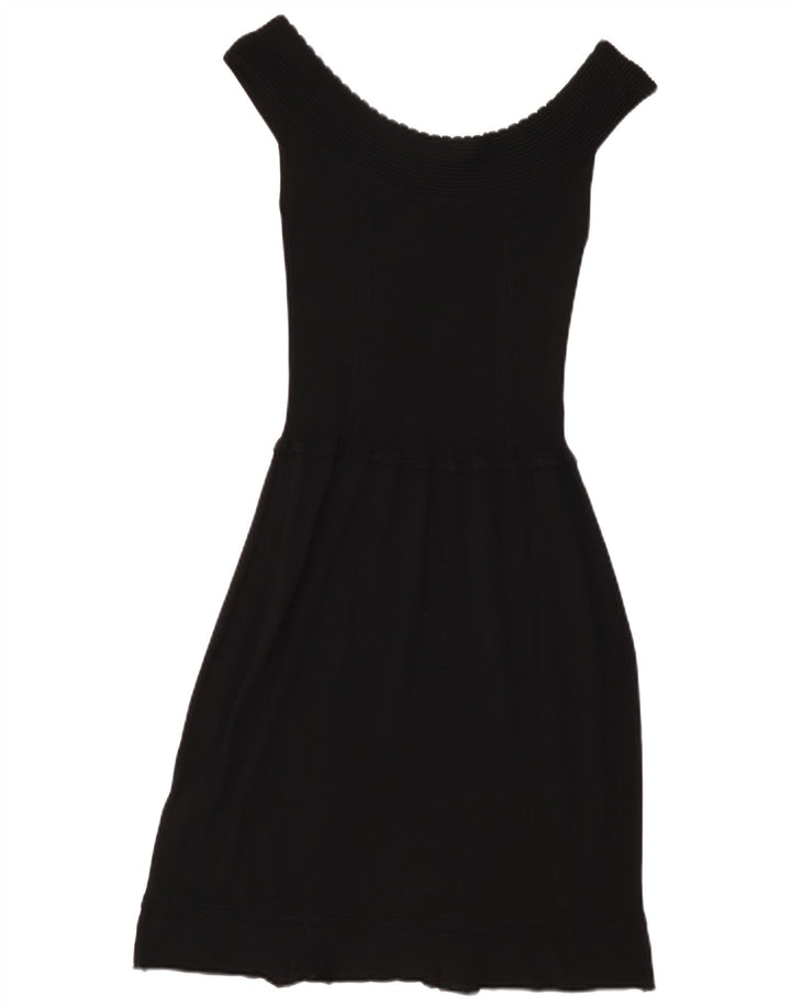 Liu Jo Kvinder Off Shoulder Kjole IT 44 Medium Sort Viscose