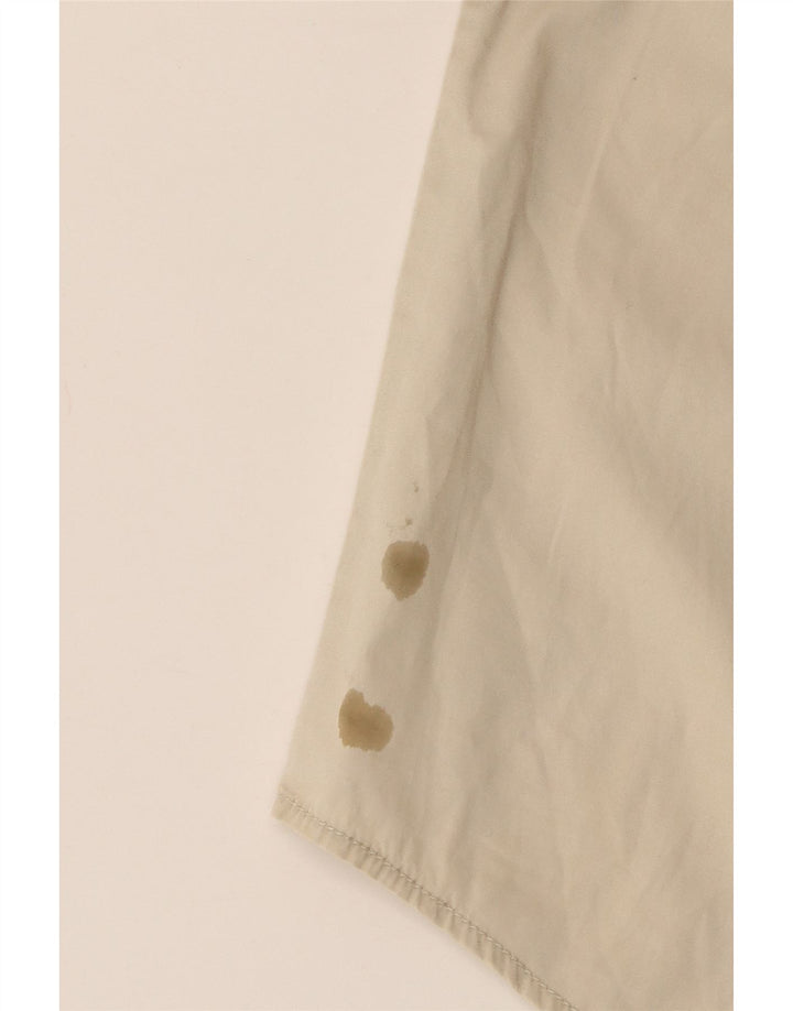 Wrangler kortærmet herreskjorte 2XL beige bomuld