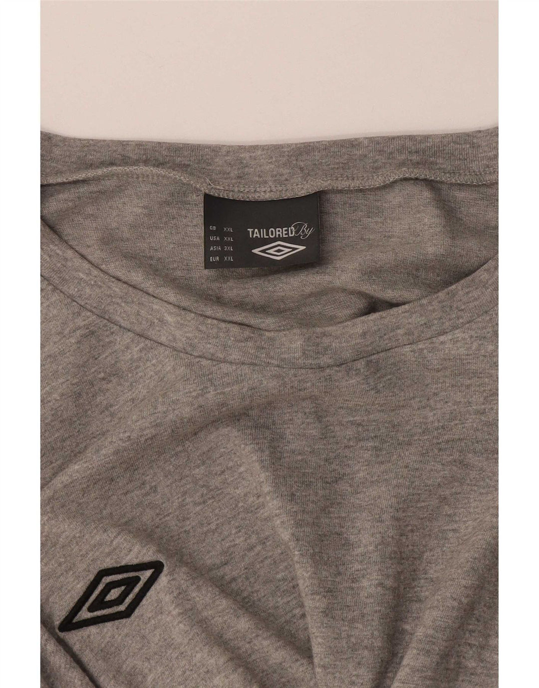 Umbro Herre T-Shirt Top 2XL Grå