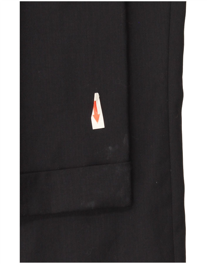 NAUTICA Herre Pegged Suit Bukser W38 L30 Sort Uld