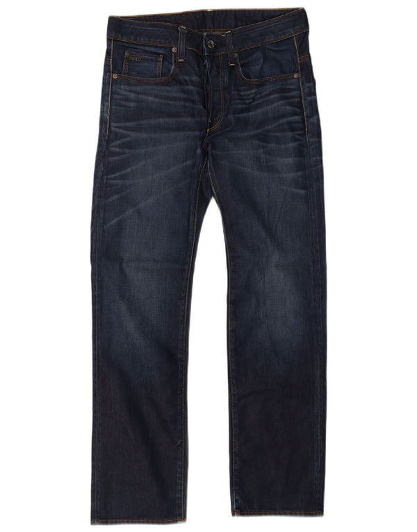 G-Star Herre 3301 Straight Jeans W30 L32 Blå Bomuld