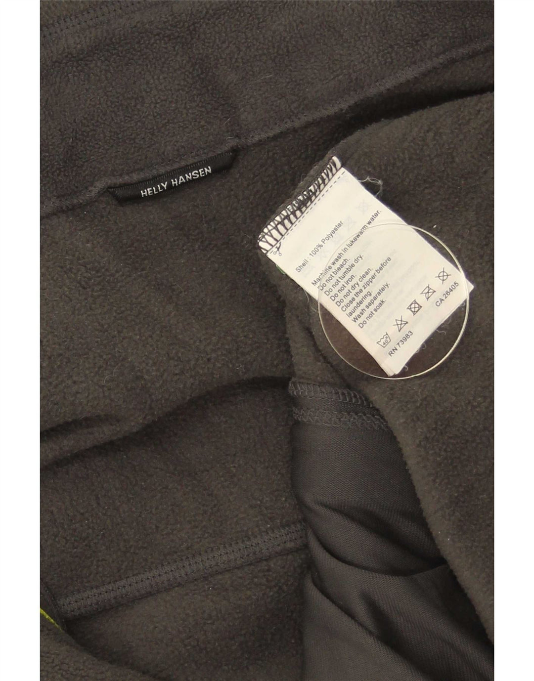 Helly Hansen Herre Fleecejakke UK 40 Stor Grå Polyester