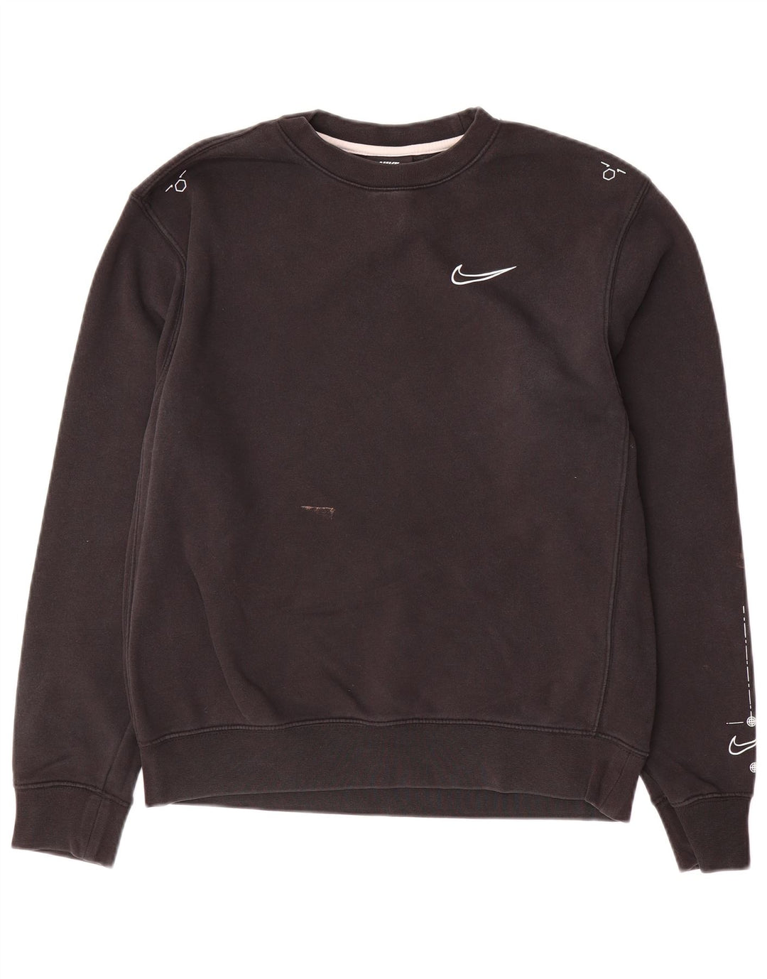 NIKE Loose Fit Sweatshirt Jumper lille sort bomuld