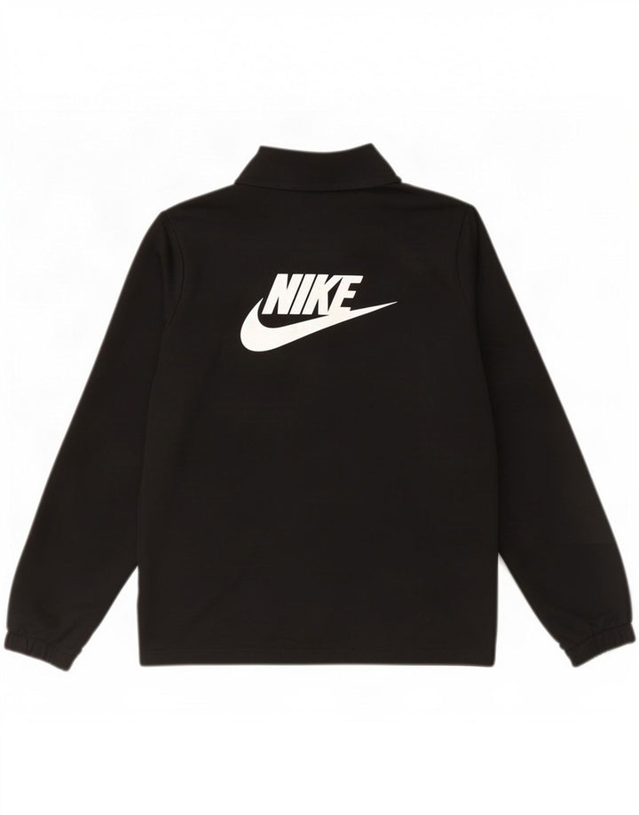 Nike drenge grafisk træningsdragt topjakke 12-13 år stor sort polyester