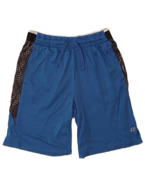 Russell Athletic Boys Sportsshorts 14-15 år XL Blå Colourblock