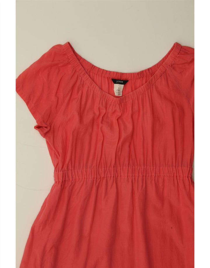 J. CREW Womens Basic Dress UK 10 Small Red Silk Vintage J. Crew and Second-Hand J. Crew from Messina Hembry 