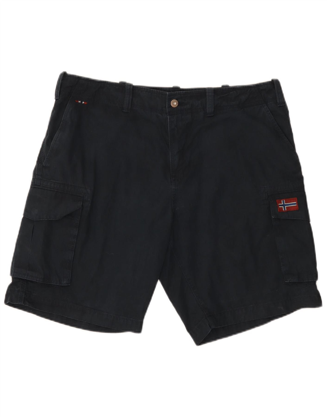 Napapijri Herre Cargo Shorts W36 store marineblå bomuld